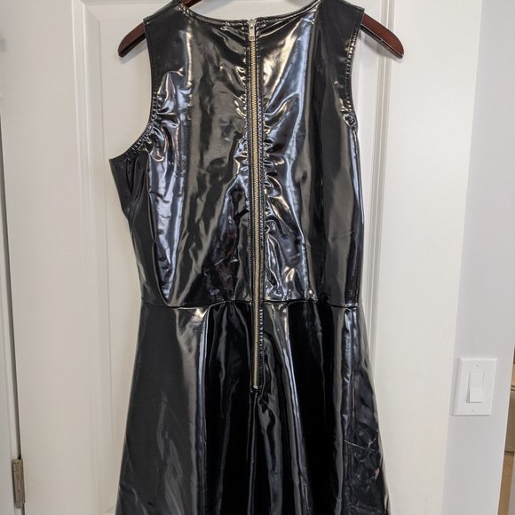 Blackmilk PVC Skater Dress - LIMITED - Picture 6 of 7